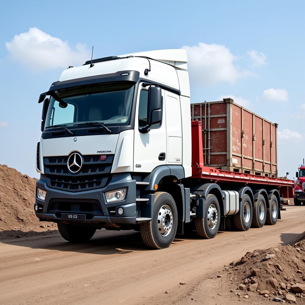 Xe tải 8 tấn vận chuyển hàng nặng