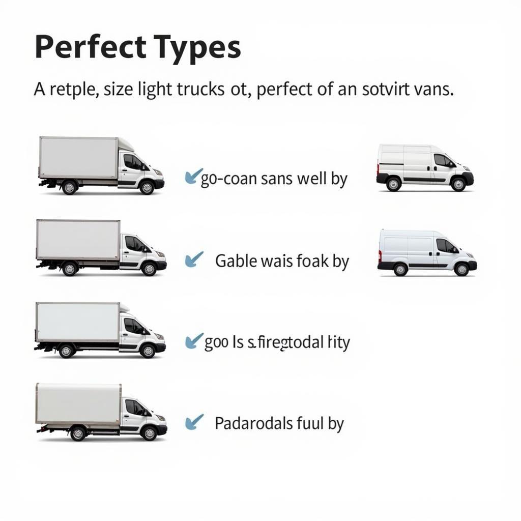 Various light truck and van models