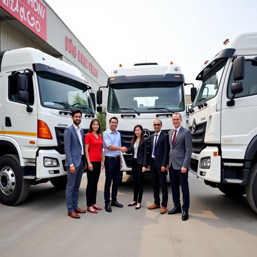 Quang Phi Hùng et ses clients