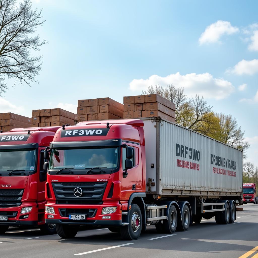 Xe tải RF3WO RDL vận chuyển hàng hóa