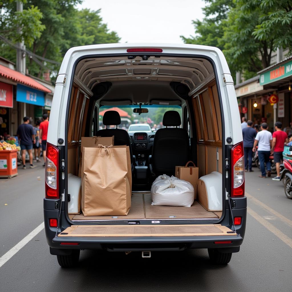 Xe tải Van Thành Công vận chuyển hàng nhỏ lẻ