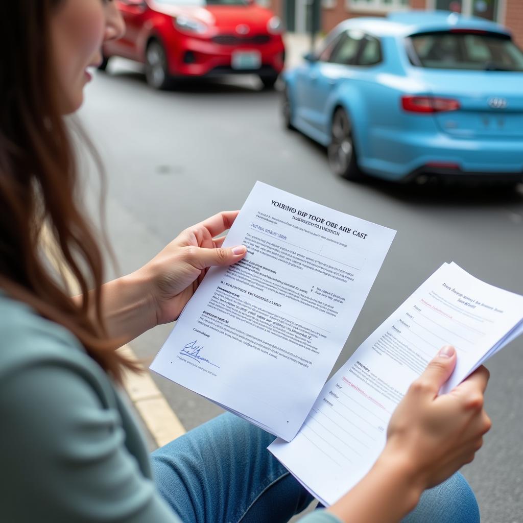 Xử lý các vấn đề liên quan đến giấy đăng ký xe ô tô