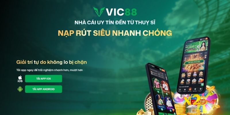 Hướng dẫn tải app Vic88 nhanh chóng, đơn giản