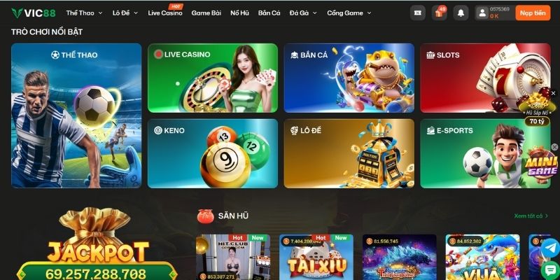 Quá trình hình thành và phát triển của Vic88